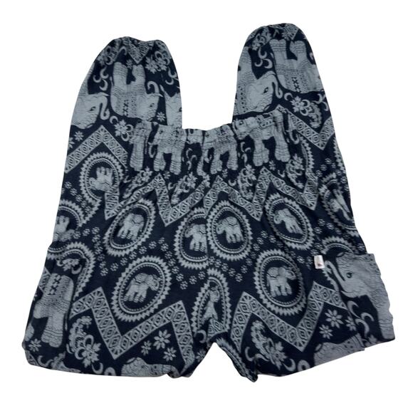 The Elephant Pants Elephant Print Boho Hippie Lightweight Pants Women's Size M - Picture 2 of 9